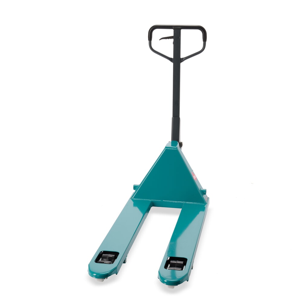 Zdjęcie produktu nr 5: Ręczny wózek paletowy Ameise® PTM 2.5, udźwig 2500 kg, długość wideł 1150 mm, poliuretan, podwójne rolki