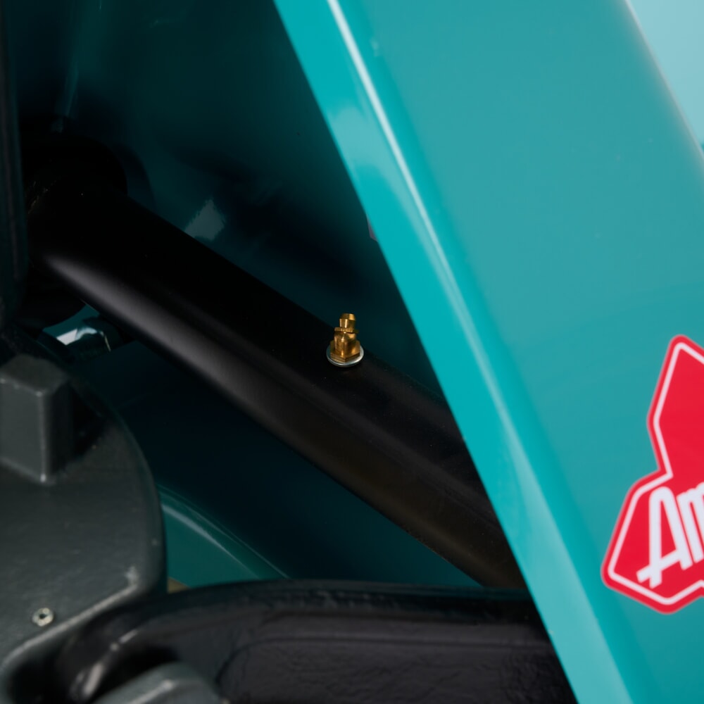 Zdjęcie produktu nr 12: Ręczny wózek paletowy Ameise® PTM 2.5, udźwig 2500 kg, długość wideł 1150 mm, nylon, podwójne rolki