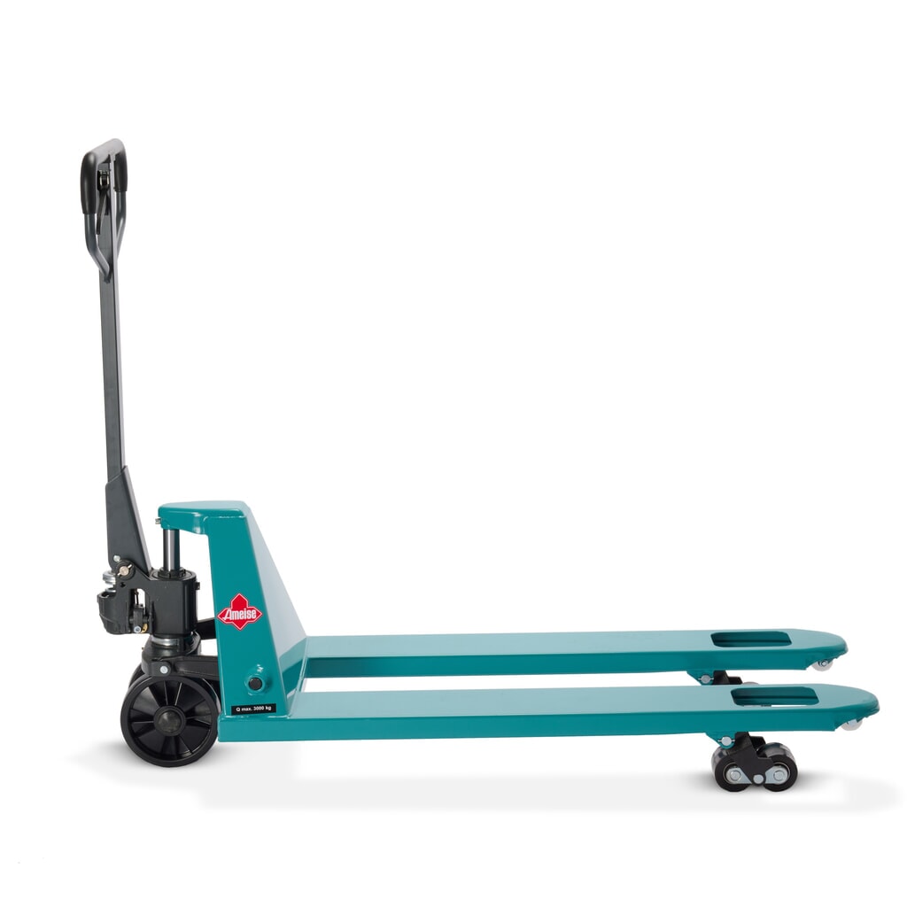 Ręczny wózek paletowy Ameise® PTM 3.0, udźwig 3000 kg, długość wideł 1150 mm, poliuretan, podwójne rolki Zdjęcie produktu nr 8: Ręczny wózek paletowy Ameise® PTM 3.0, udźwig 3000 kg, długość wideł 1150 mm, poliuretan, podwójne rolki