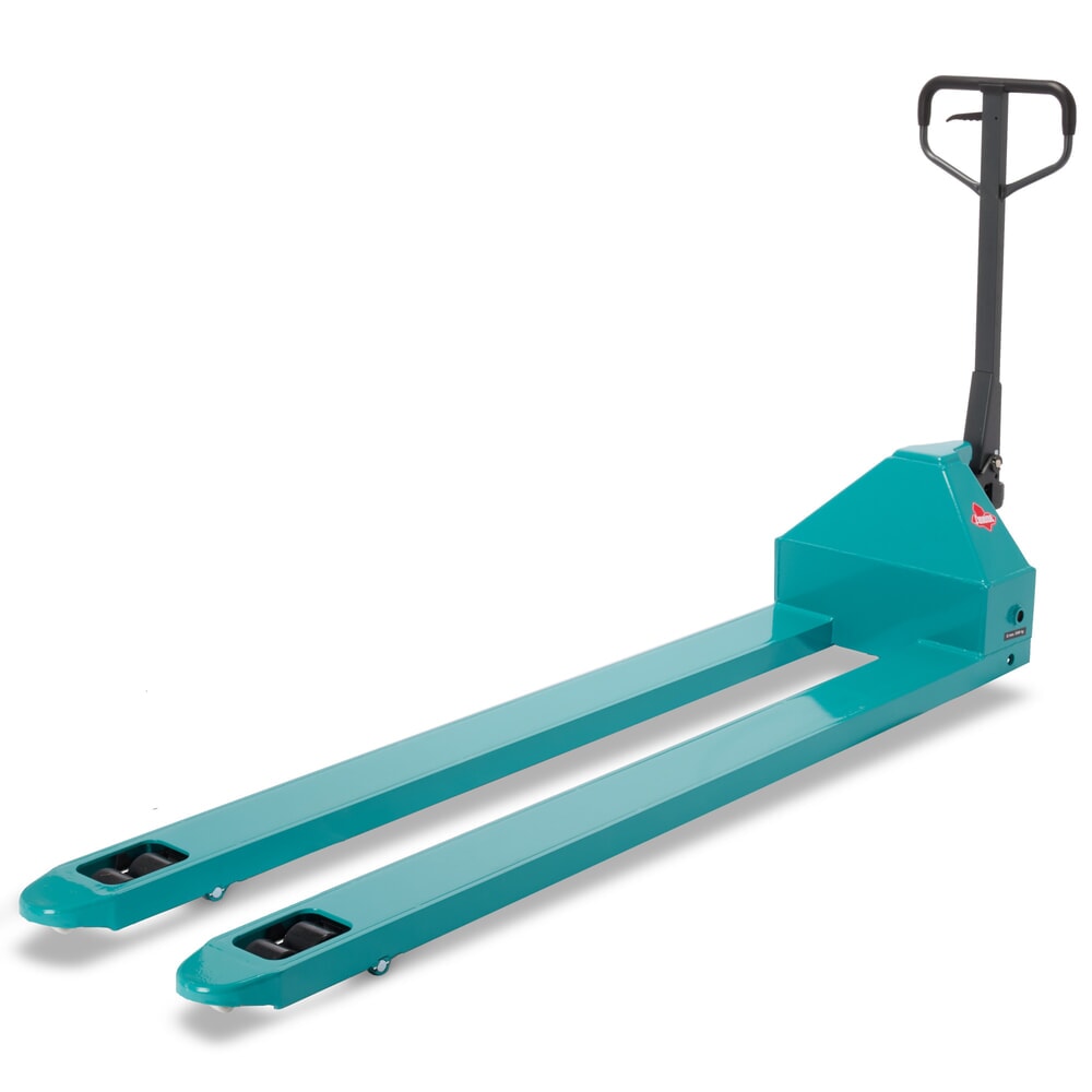 Zdjęcie produktu nr 6: Ręczny wózek paletowy Ameise® PTM 3.5, udźwig 3500 kg, długość wideł 2000 mm, poliuretan, podwójne rolki