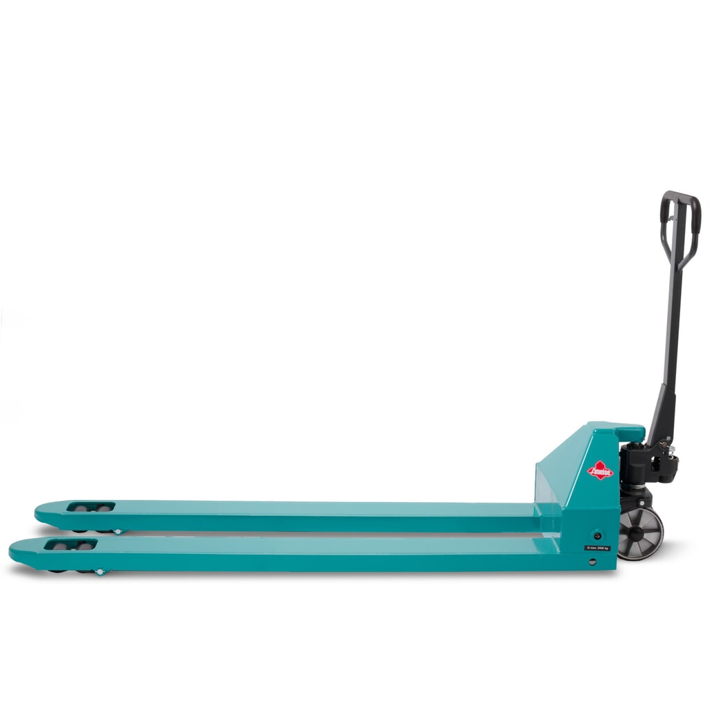 Ręczny wózek paletowy Ameise® PTM 3.5, udźwig 3500 kg, długość wideł 1800 mm, poliuretan, podwójne rolki Zdjęcie produktu nr 5: Ręczny wózek paletowy Ameise® PTM 3.5, udźwig 3500 kg, długość wideł 1800 mm, poliuretan, podwójne rolki