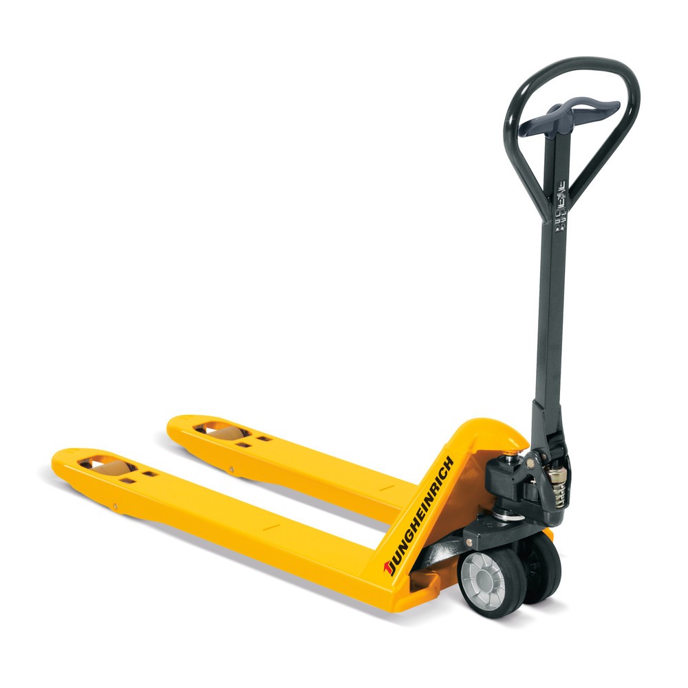 Zdjęcie produktu nr 1: Ręczny wózek paletowy Jungheinrich AM 22 z funkcją szybkiego unoszenia, udźwig 2200 kg, długość wideł 1150 mm, poliuretan