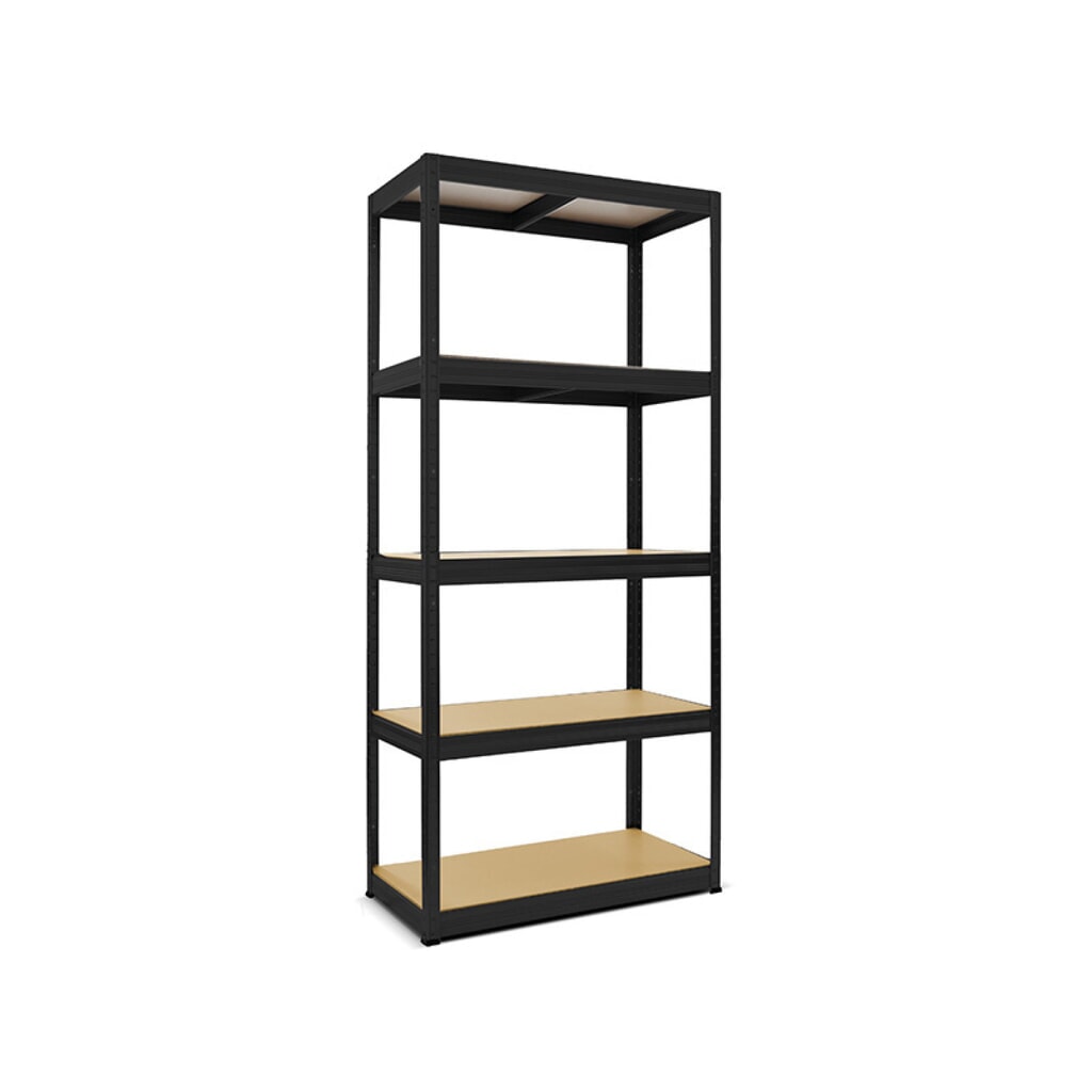 Regał do ciężkich ładunków HEMMDAL typ S+, kolor czarny – 180 x 90 x 60 cm – do 750 kg Zdjęcie produktu nr 1: Regał do ciężkich ładunków HEMMDAL typ S+, kolor czarny – 180 x 90 x 60 cm – do 750 kg