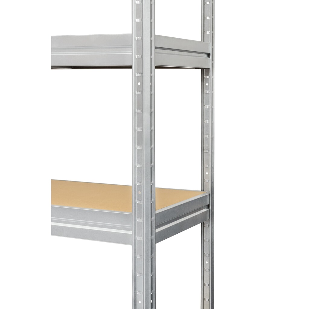 Zdjęcie produktu nr 2: Regał półkowy HEMMDAL, ocynkowany, obciążenie półki 600 kg, wys. x szer. x gł. 1770 x 1200 x 450 mm