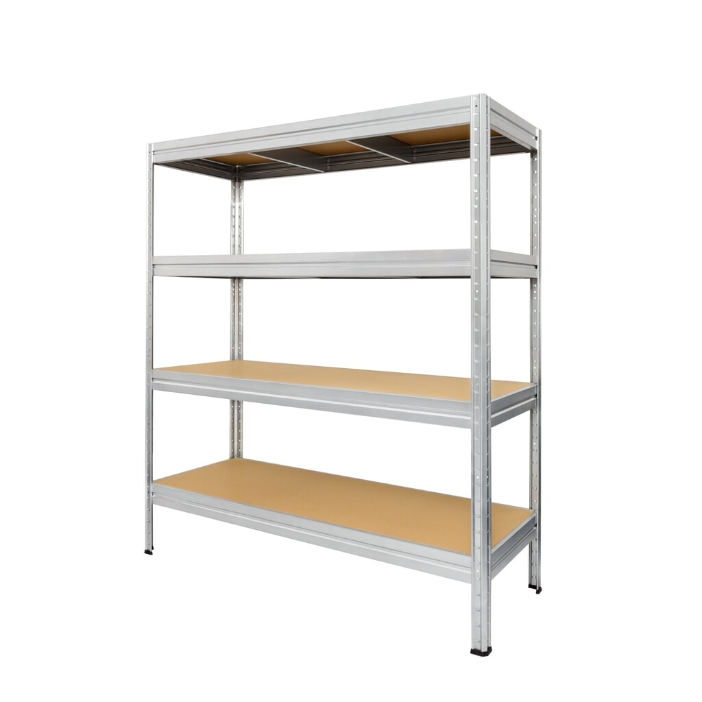 Zdjęcie produktu: Regał półkowy HEMMDAL, ocynkowany, obciążenie półki 600 kg, wys. x szer. x gł. 1770 x 1200 x 450 mm