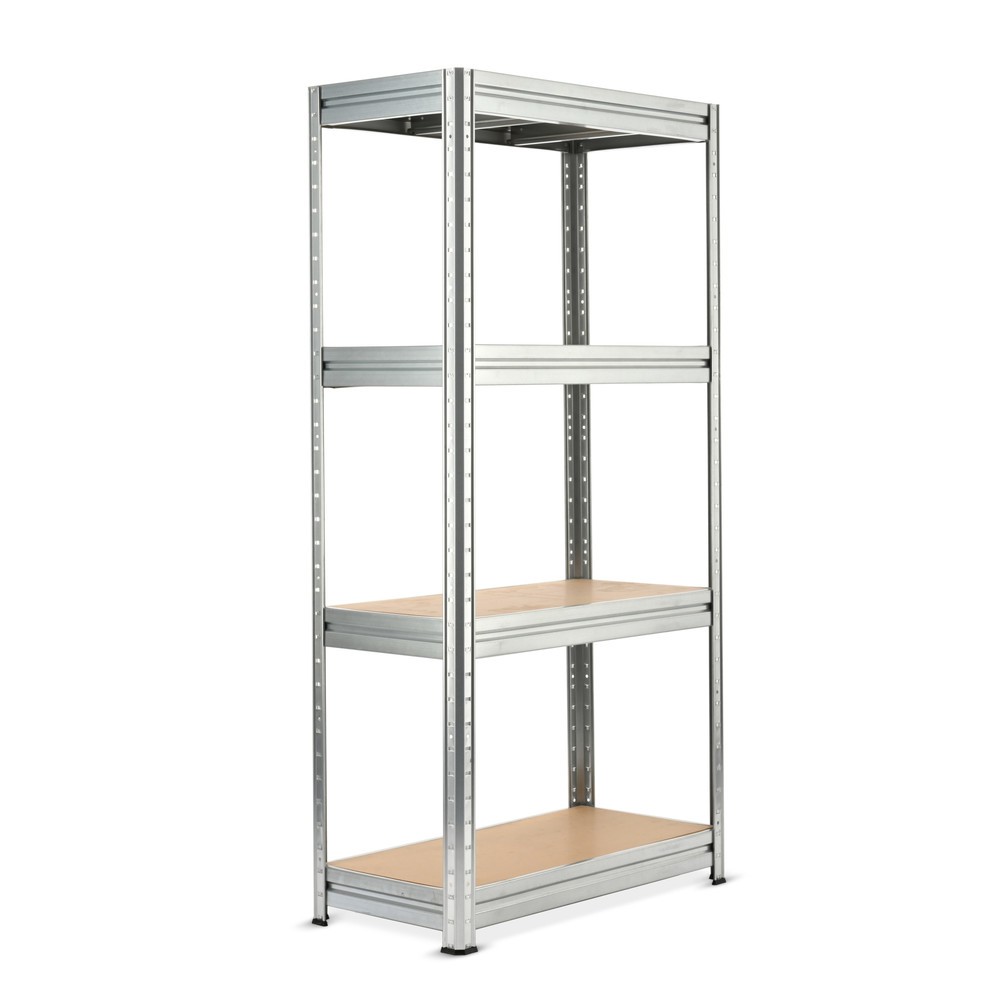 Zdjęcie produktu nr 1: Regał półkowy HEMMDAL, ocynkowany, obciążenie półki 600 kg, wys. x szer. x gł. 1770 x 900 x 450 mm
