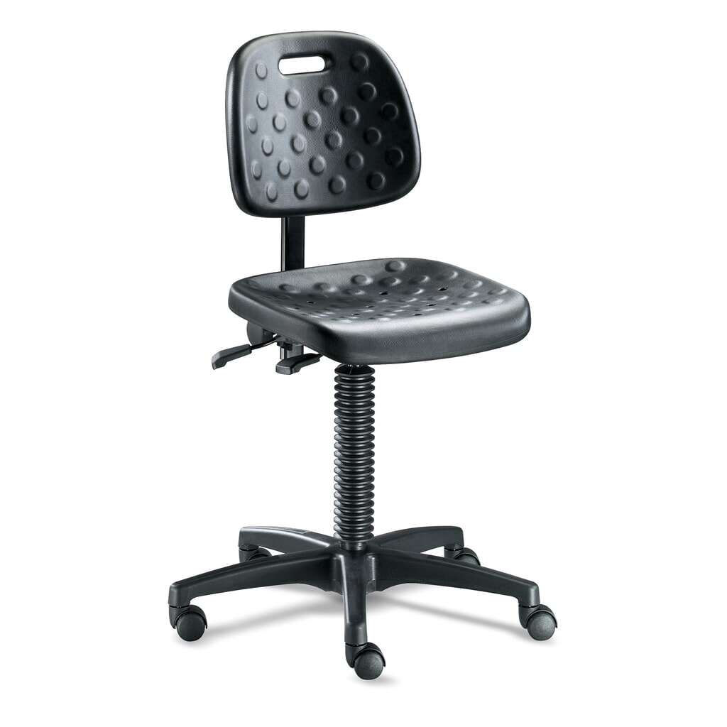 Robocze krzesło obrotowe Strength, oddychające, ergonomiczne, wysokość siedziska 450-650 mm, kółka, kolor czarny Zdjęcie produktu: Robocze krzesło obrotowe Strength, oddychające, ergonomiczne, wysokość siedziska 450-650 mm, kółka, kolor czarny