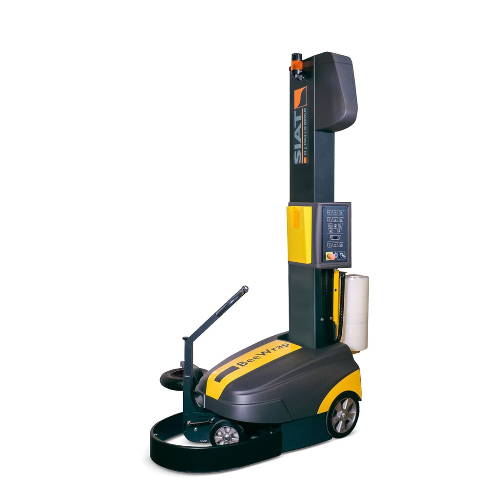 Robot stretchujący SIAT BeeWrap+ 'M', hamulec mechaniczny z dźwignią szybkiego zwalniania, wysokość owijania 2,100 mm Zdjęcie produktu nr 1: Robot stretchujący SIAT BeeWrap+ 'M', hamulec mechaniczny z dźwignią szybkiego zwalniania, wysokość owijania 2,100 mm