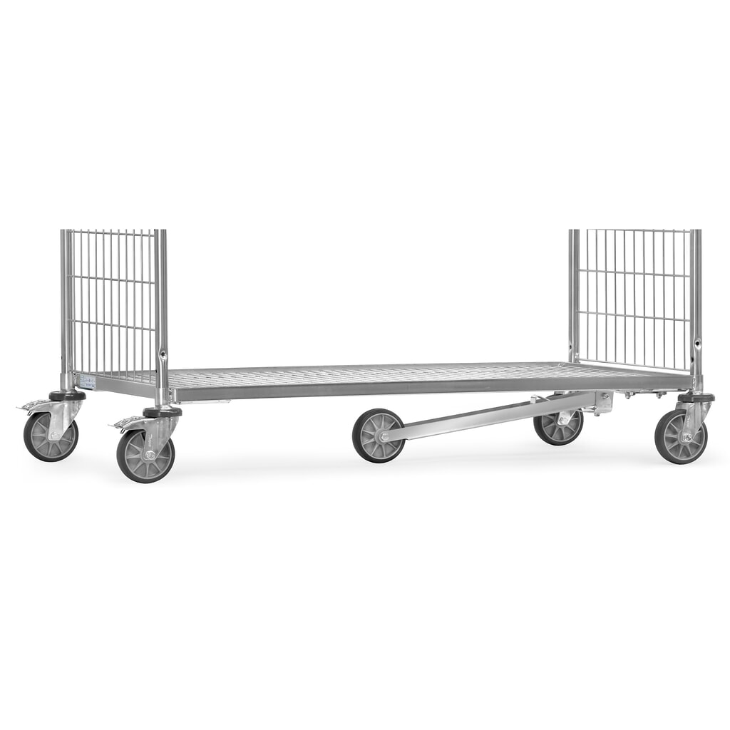 Zdjęcie produktu nr 1: Rolka toru jazdy TPE do wózka do kompletacji fetra®, do powierzchni ładunkowej szer. x gł. 610 x 1250 mm