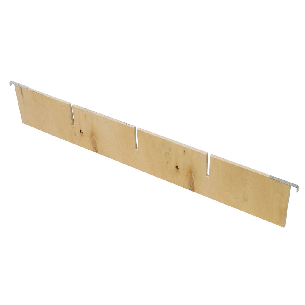 Zdjęcie produktu: Drewniany przegroda wzdłużna 3 młyny ddł. × szer. × wys.. 1160 x 12 x 190 mm