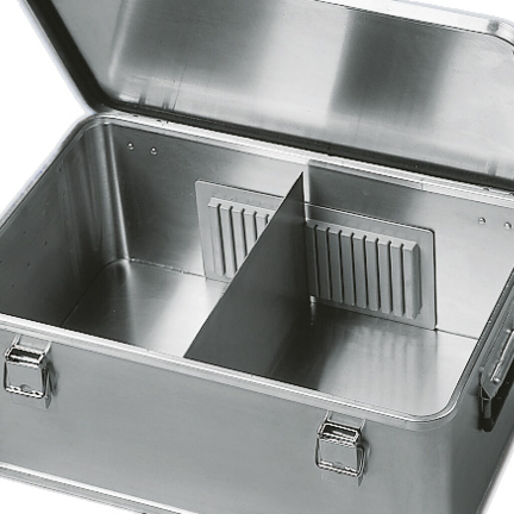 Ściany działowe do aluminiowej skrzynki transportowej Profi, wys. x szer. x gł. 250 x 538 x 1,5 mm Zdjęcie produktu nr 2: Ściany działowe do aluminiowej skrzynki transportowej Profi, wys. x szer. x gł. 250 x 538 x 1,5 mm