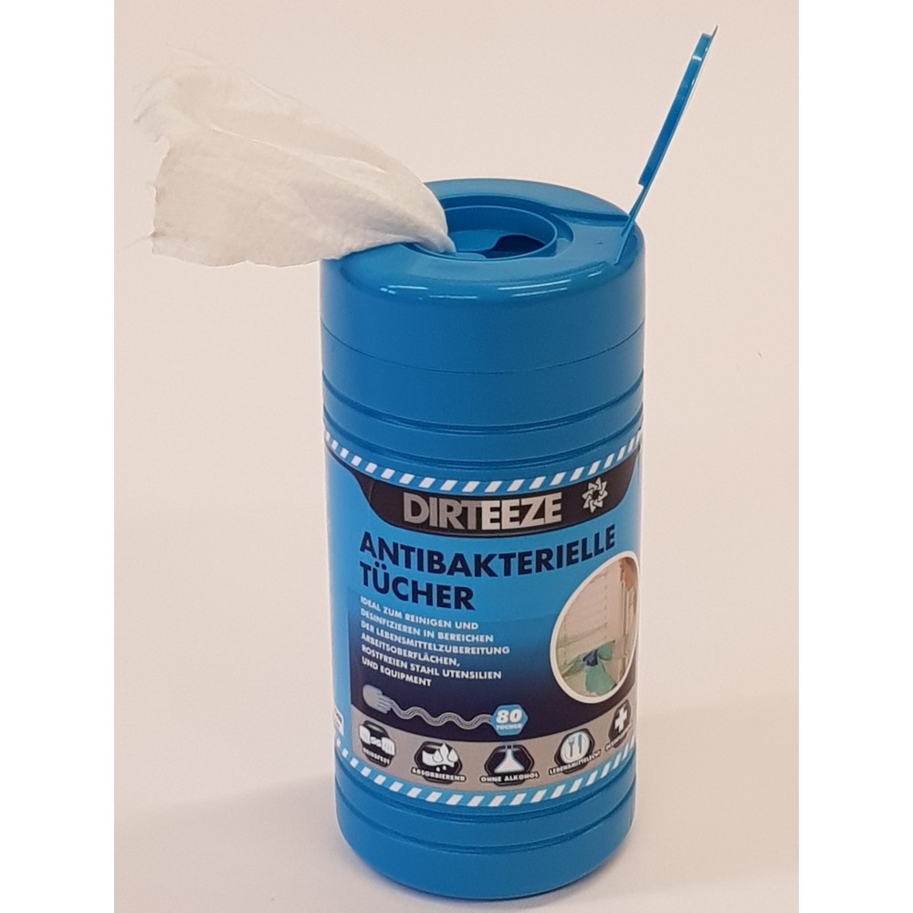 Zdjęcie produktu nr 2: Ściereczki antybakteryjne, 8 puszek po 80 ściereczek