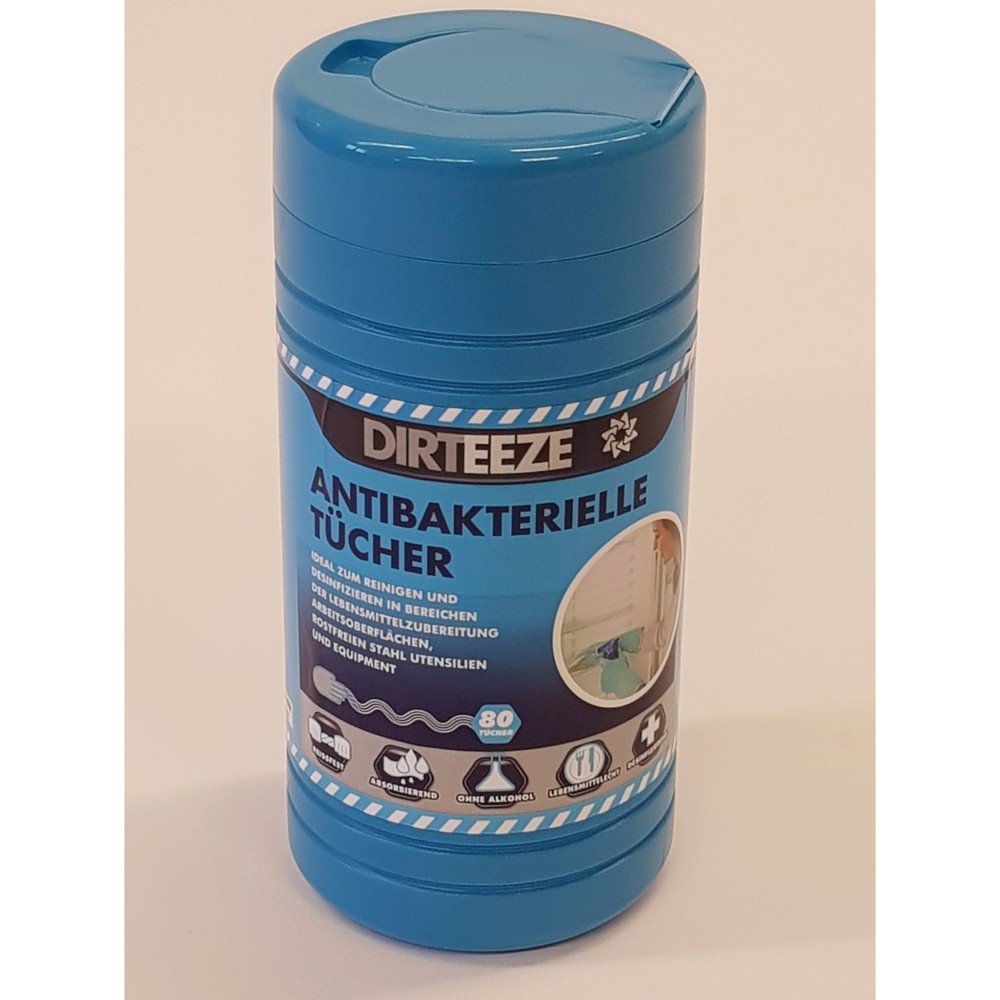 Zdjęcie produktu nr 1: Ściereczki antybakteryjne, 8 puszek po 80 ściereczek