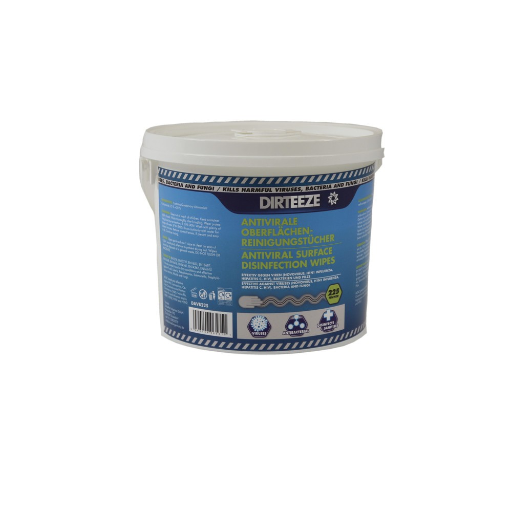 Zdjęcie produktu nr 1: Ściereczki antywirusowe, opakowanie zawierające 225 ściereczek