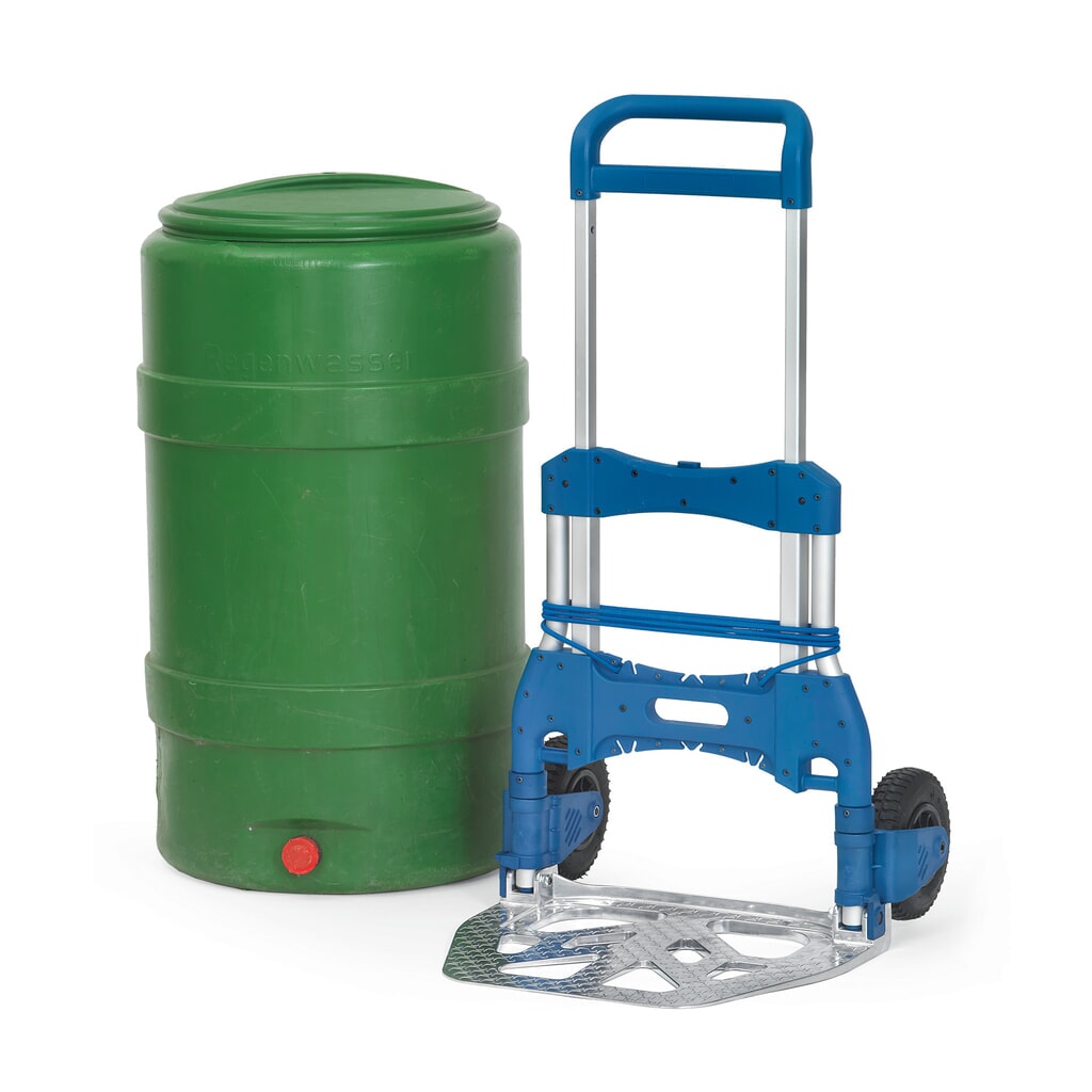 Zdjęcie produktu nr 3: Składany aluminiowy wózek transportowy fetra®, udźwig 250 kg, szufla szer. x gł. 595 x 450 mm