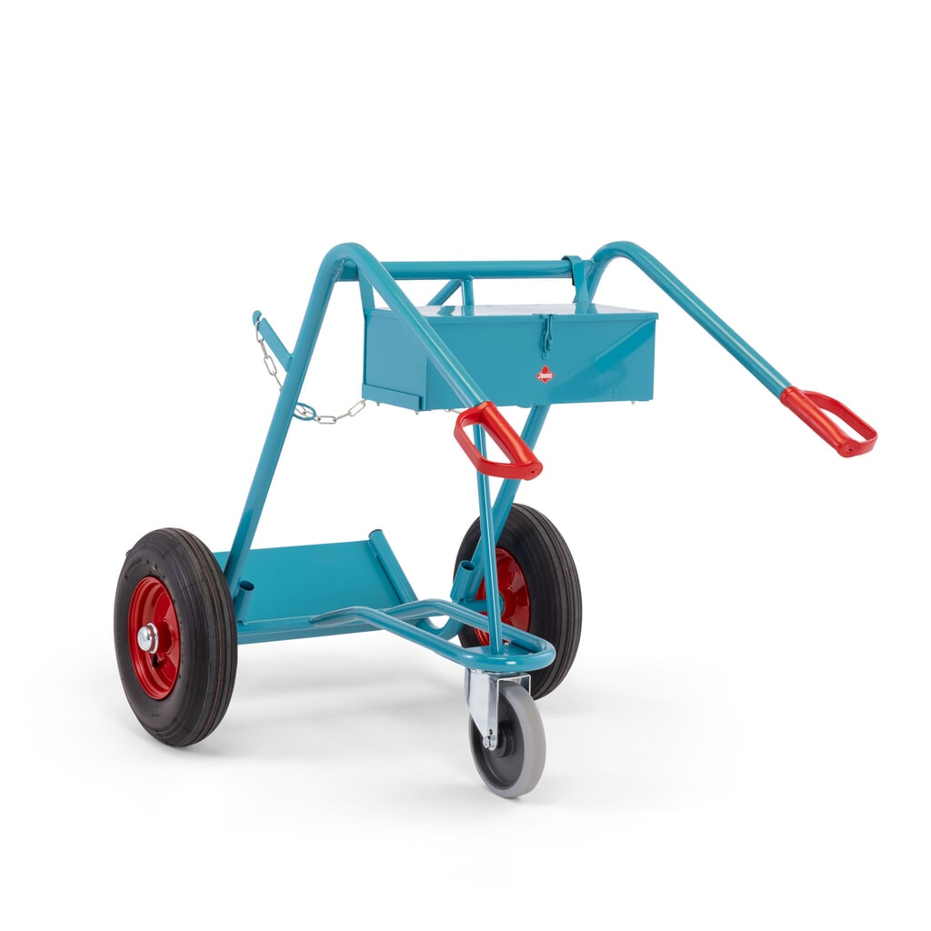 Skrzynka narzędziowa do wózka na 2 butle stalowe Ameise®, pusta, zamykana pokrywa, wys. x szer. x gł. 155 x 460 x 210 mm Zdjęcie produktu nr 4: Skrzynka narzędziowa do wózka na 2 butle stalowe Ameise®, pusta, zamykana pokrywa, wys. x szer. x gł. 155 x 460 x 210 mm