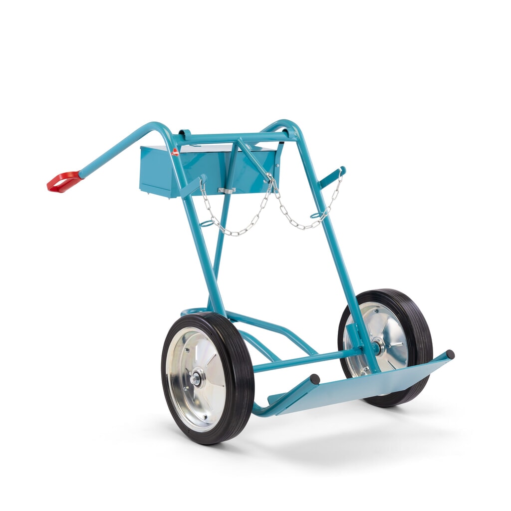 Skrzynka narzędziowa do wózka na 2 butle stalowe Ameise®, pusta, zamykana pokrywa, wys. x szer. x gł. 155 x 460 x 210 mm Zdjęcie produktu nr 9: Skrzynka narzędziowa do wózka na 2 butle stalowe Ameise®, pusta, zamykana pokrywa, wys. x szer. x gł. 155 x 460 x 210 mm