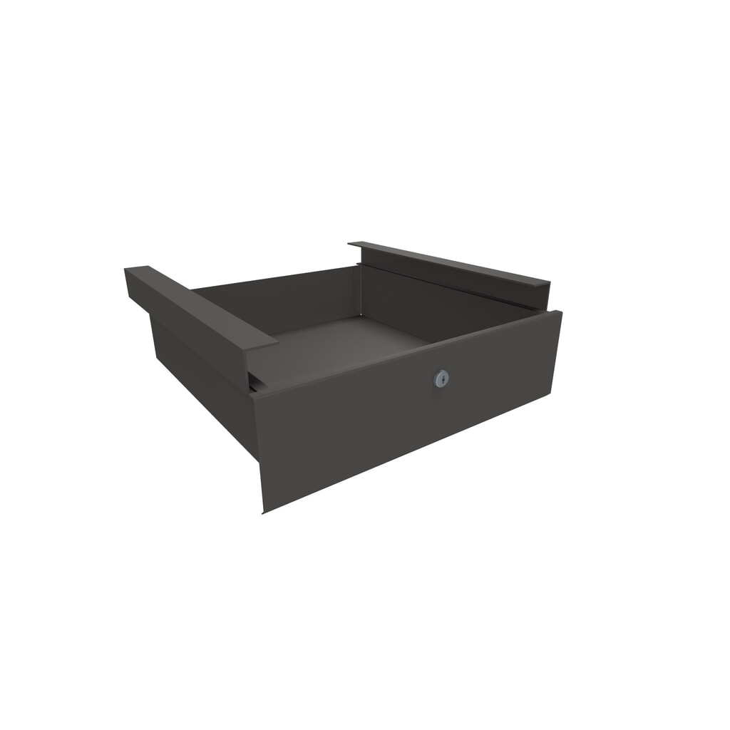 Rocholz szuflada stalowa do systemu stołu do pakowania, wys. x szer. x gł. 150 x 520 x 500 mm Zdjęcie produktu: Rocholz szuflada stalowa do systemu stołu do pakowania, wys. x szer. x gł. 150 x 520 x 500 mm