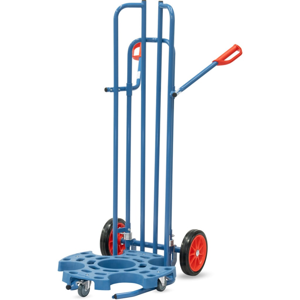 Zdjęcie produktu nr 5: Wózek do opon fetra® ze stali, udźwig 200 kg, do 8 opon, ogumienie z pełnej gumy