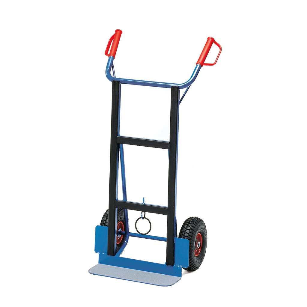 Zdjęcie produktu: Wózek na sprzęt fetra® ze stali, udźwig 350 kg, szufla szer. × gł. 450 × 150 mm