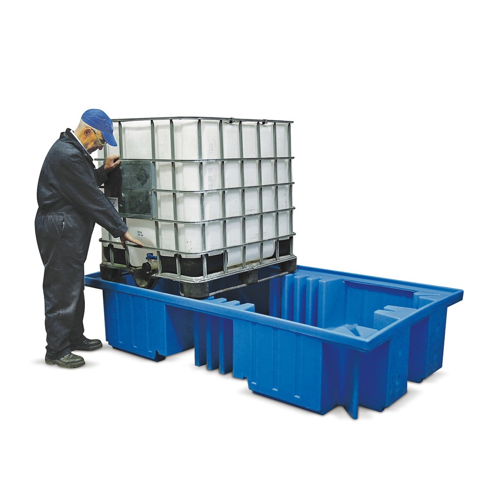 Zdjęcie produktu nr 2: Steinbock® Stacja IBC z polietylenu, z rusztem kratowym, na 1 KTC/IBC