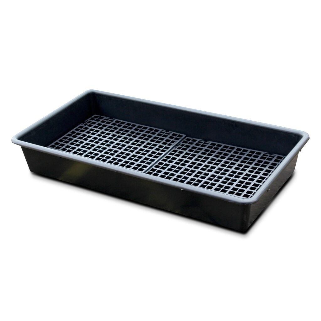 Steinbock® Wanna do małych pojemników, z PE, wraz z kratą PE, pojemność 64,5 l Zdjęcie produktu nr 1: Steinbock® Wanna do małych pojemników, z PE, wraz z kratą PE, pojemność 64,5 l