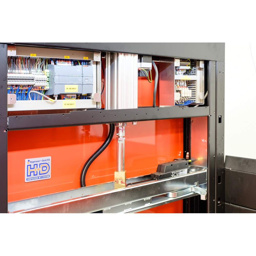 Zdjęcie produktu: Zintegrowana skrzynka I/O do wymiany sygnałów dla magazynów palet Hagenauer+Denk, sterowanie za pomocą styków bezpotencjałowych