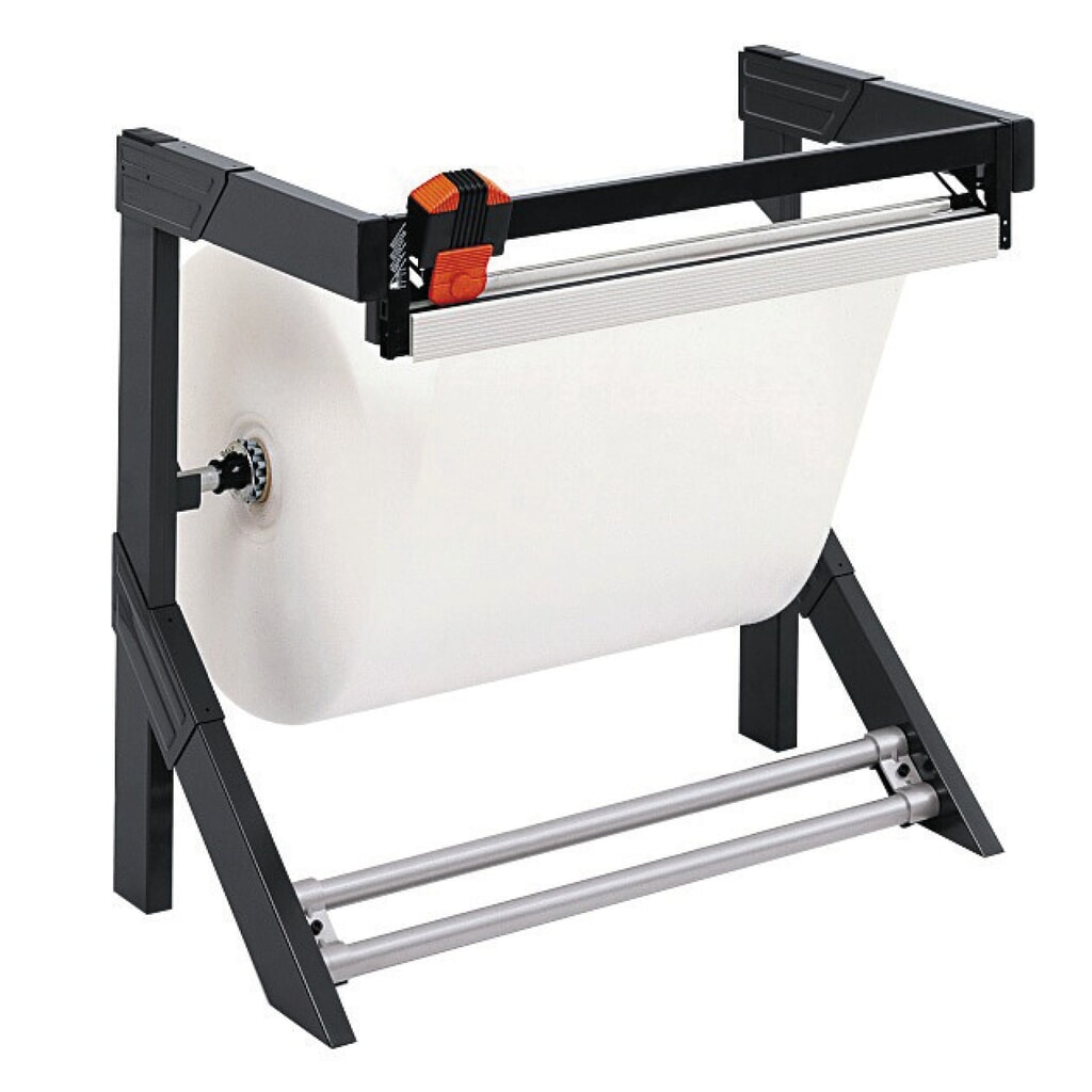 Rocholz poziomy stojak do cięcia, do dużych rolek, maks. ciężar rolki 200 kg, szerokość cięcia 1250 mm Zdjęcie produktu nr 3: Rocholz poziomy stojak do cięcia, do dużych rolek, maks. ciężar rolki 200 kg, szerokość cięcia 1250 mm