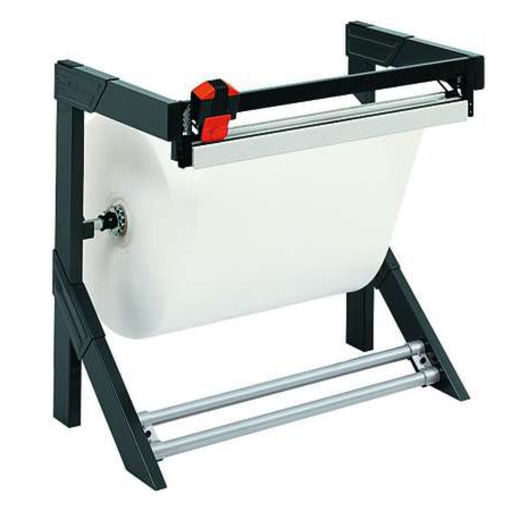 Rocholz poziomy stojak do cięcia, do dużych rolek, maks. ciężar rolki 200 kg, szerokość cięcia 750 mm Zdjęcie produktu: Rocholz poziomy stojak do cięcia, do dużych rolek, maks. ciężar rolki 200 kg, szerokość cięcia 750 mm