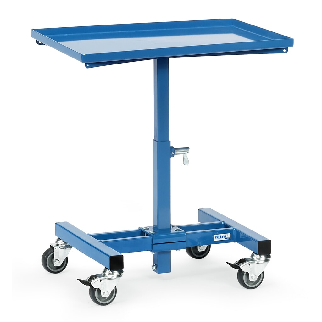 Stojak na materiały fetra®, model podstawowy, prosta platforma, wysokość 524–774 mm Zdjęcie produktu: Stojak na materiały fetra®, model podstawowy, prosta platforma, wysokość 524–774 mm