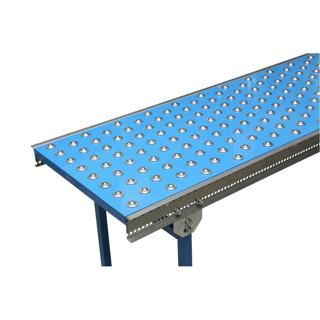 Zdjęcie produktu: BLUME stół z rolkami kulkowymi, Profil U, Ø 22 mm, dł. x szer. 500 x 500 mm, podziałka 150 mm