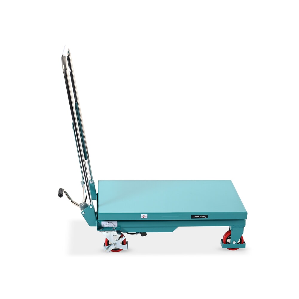 Zdjęcie produktu nr 6: Stół podnośny nożycowy Ameise®, składany uchwyt, udźwig 150 kg, wymiary blatu 700 x 450 mm