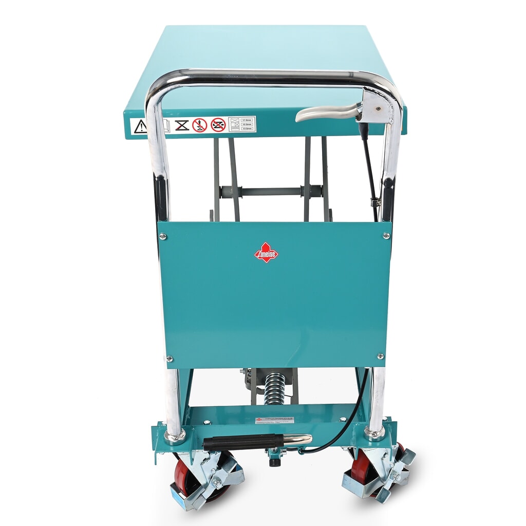 Stół podnośny nożycowy Ameise®, stały uchwyt, udźwig 500 kg, wymiary blatu 850 x 500 mm Zdjęcie produktu nr 5: Stół podnośny nożycowy Ameise®, stały uchwyt, udźwig 500 kg, wymiary blatu 850 x 500 mm