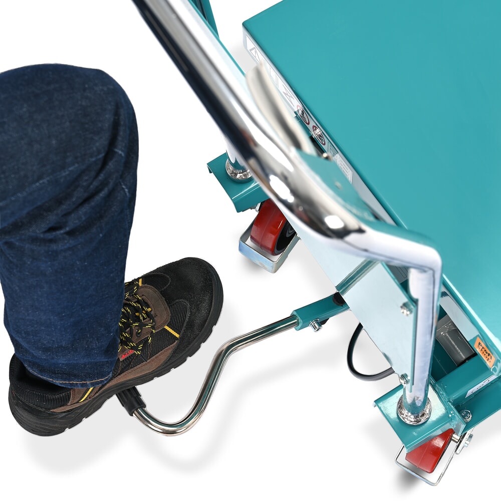 Stół podnośny nożycowy Ameise®, stały uchwyt, udźwig 500 kg, wymiary blatu 850 x 500 mm Zdjęcie produktu nr 10: Stół podnośny nożycowy Ameise®, stały uchwyt, udźwig 500 kg, wymiary blatu 850 x 500 mm