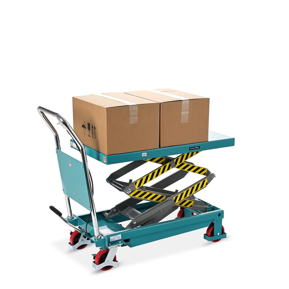 Zdjęcie produktu nr 4: Stół podnośny z nożycami podwójnymi Ameise®, udźwig 350 kg, wymiary blatu 910 x 500 mm