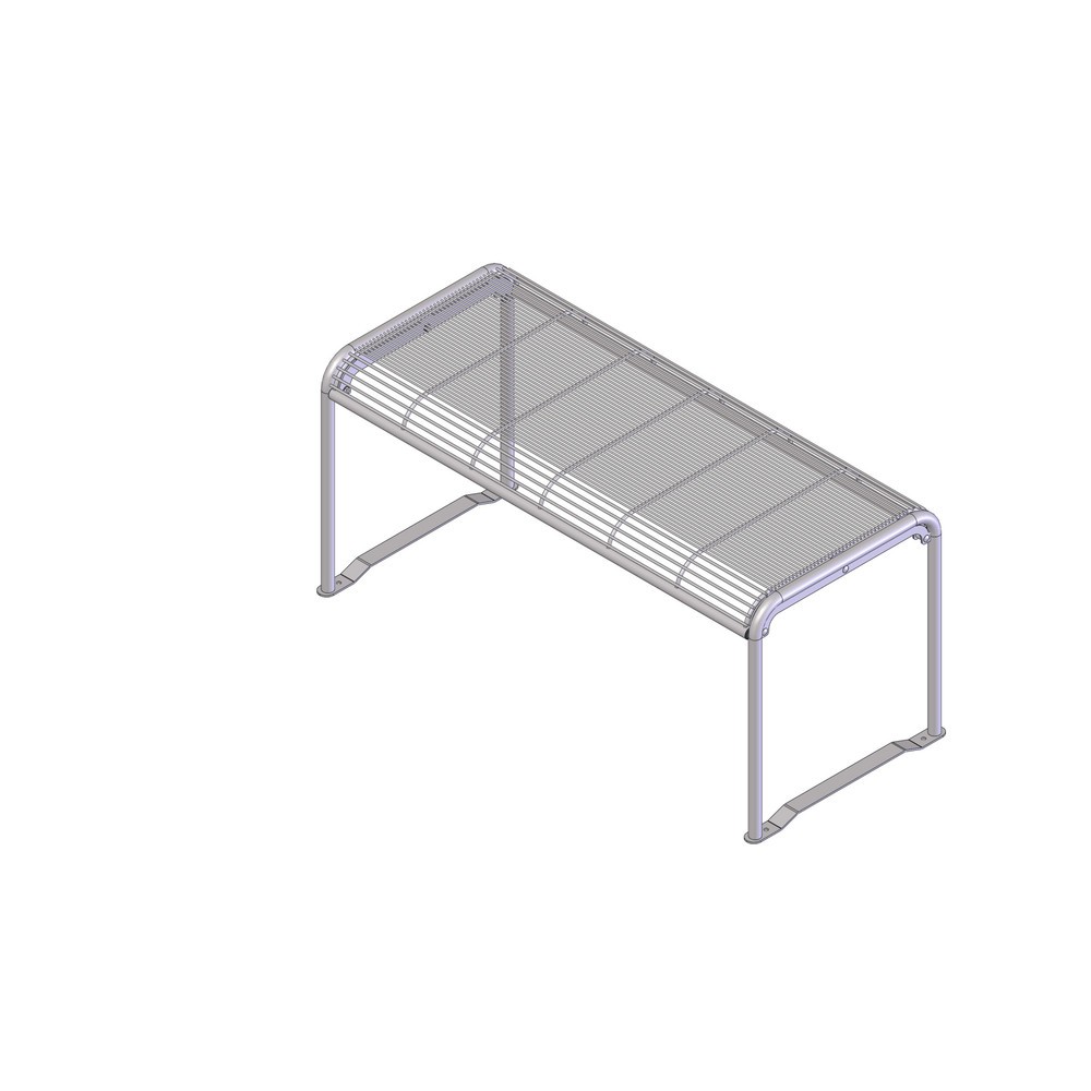 Obraz produktu: Stół z kraty drucianej Apollo, wys. x szer. x gł. 735 x 1590 x 690 mm, zielony jodłowy