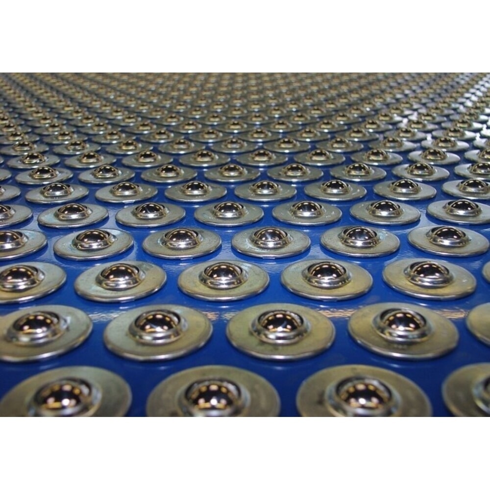 Zdjęcie produktu nr 3: Stół z rolkami kulkowymi, profil U, Ø 15 mm, dł. x szer. 1000 x 600 mm, podziałka 50 mm