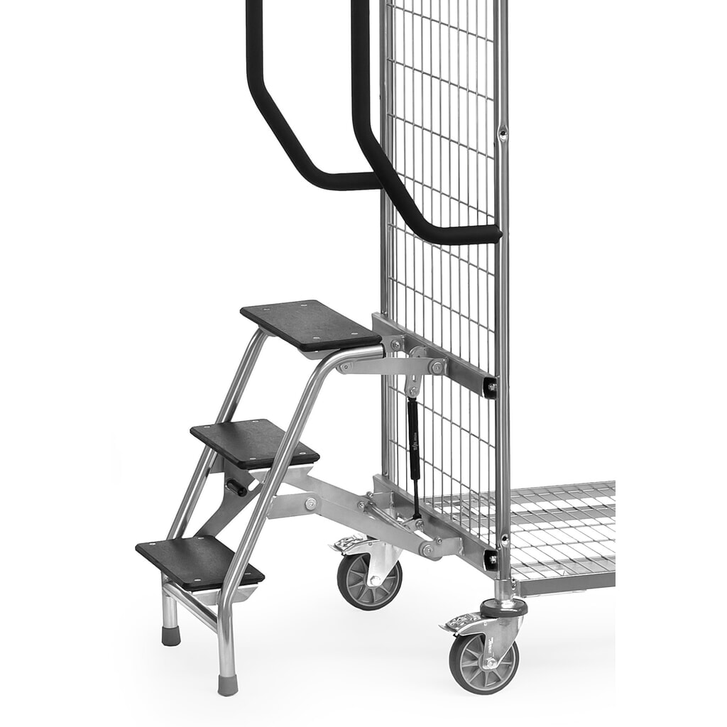 Stopnie do wózka do kompletacji fetra®, szerokość 510 mm Zdjęcie produktu: Stopnie do wózka do kompletacji fetra®, szerokość 510 mm