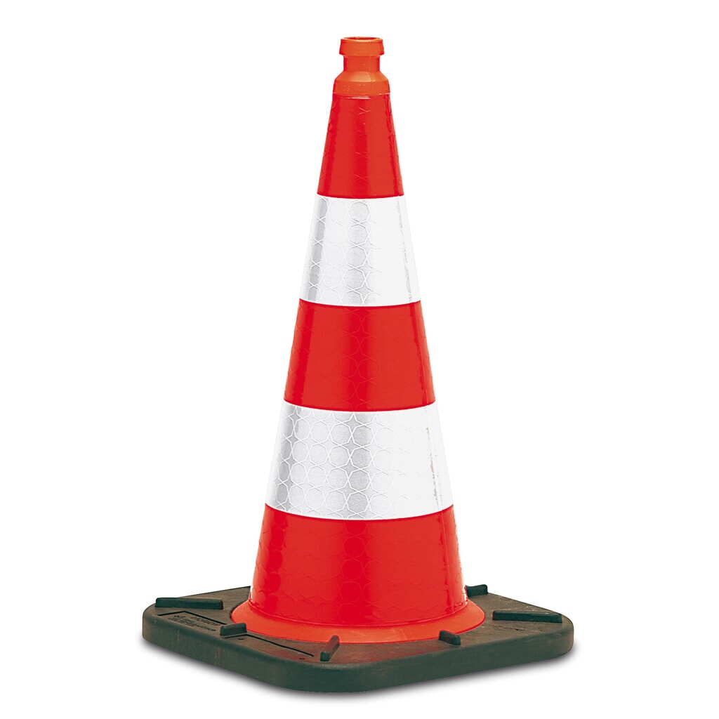 Stożek drogowy do użytku publicznego, wysokość 750 mm Zdjęcie produktu: Stożek drogowy do użytku publicznego, wysokość 750 mm