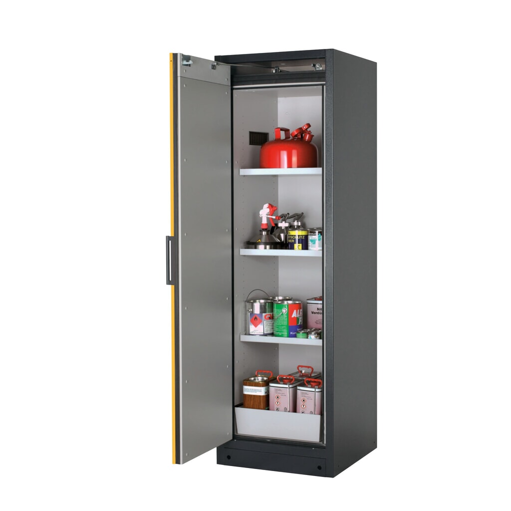 Szafa przeciwpożarowa asecos® Q-PEGASUS/Typ 90, 3 x półka, wys. x szer. x gł. 1953 x 599 x 615 mm, kolor złoto-żółty Zdjęcie produktu: Szafa przeciwpożarowa asecos® Q-PEGASUS/Typ 90, 3 x półka, wys. x szer. x gł. 1953 x 599 x 615 mm, kolor złoto-żółty