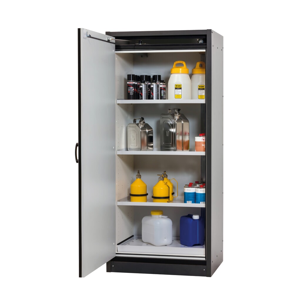 Zdjęcie produktu nr 3: Szafa przeciwpożarowa asecos® Typ 30, wys. x szer. x gł. 1947 x 564 x 620 mm, antracytowy/kolor żółtozłoty