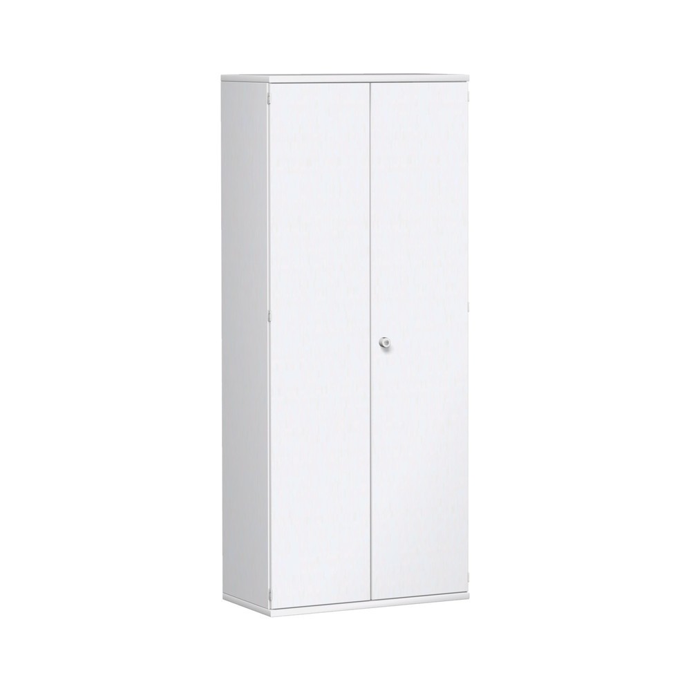 Obraz produktu: Szafa biurowa Profi, 5 poziomów, szerokość 800 mm, drzwi skrzydłowe, biała