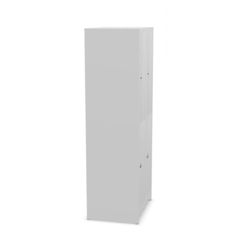 Szafa garderobiana z ławką HEMMDAL HG-SB-2, zamek z ryglem obrotowym, 2 poziomy, 4 komory, wys. x szer. x gł. 1800 x 600 x 500 mm, kolor jasnoszary Zdjęcie produktu nr 5: Szafa garderobiana z ławką HEMMDAL HG-SB-2, zamek z ryglem obrotowym, 2 poziomy, 4 komory, wys. x szer. x gł. 1800 x 600 x 500 mm, kolor jasnoszary