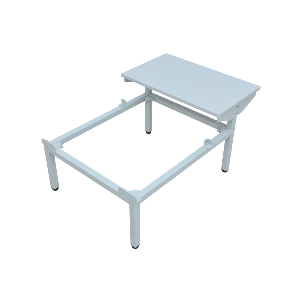 Szafa garderobiana z ławką HEMMDAL HG-SB-2, zamek z ryglem obrotowym, 2 poziomy, 4 komory, wys. x szer. x gł. 1800 x 600 x 500 mm, kolor jasnoszary Zdjęcie produktu nr 6: Szafa garderobiana z ławką HEMMDAL HG-SB-2, zamek z ryglem obrotowym, 2 poziomy, 4 komory, wys. x szer. x gł. 1800 x 600 x 500 mm, kolor jasnoszary