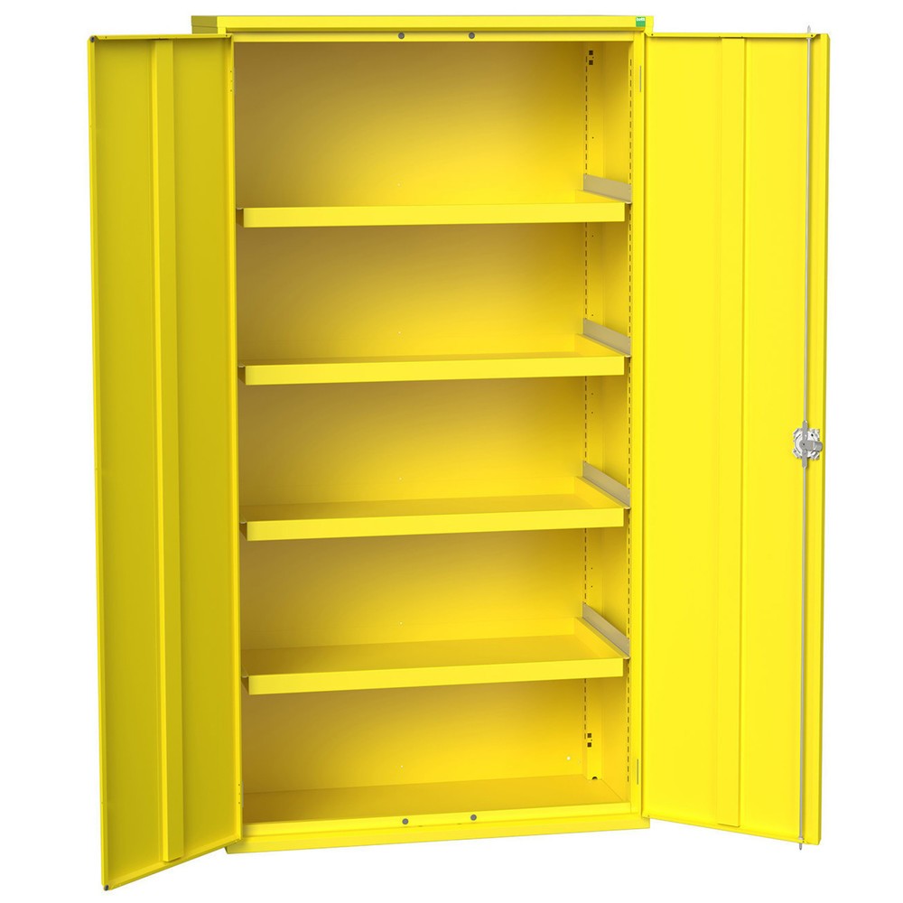 Zdjęcie produktu nr 1: Szafa na materiały szkodliwe dla środowiska bott verso, z 4 wannami ociekowymi, szer. x gł. x wys.: 1 050 x 550 x 2 000 mm