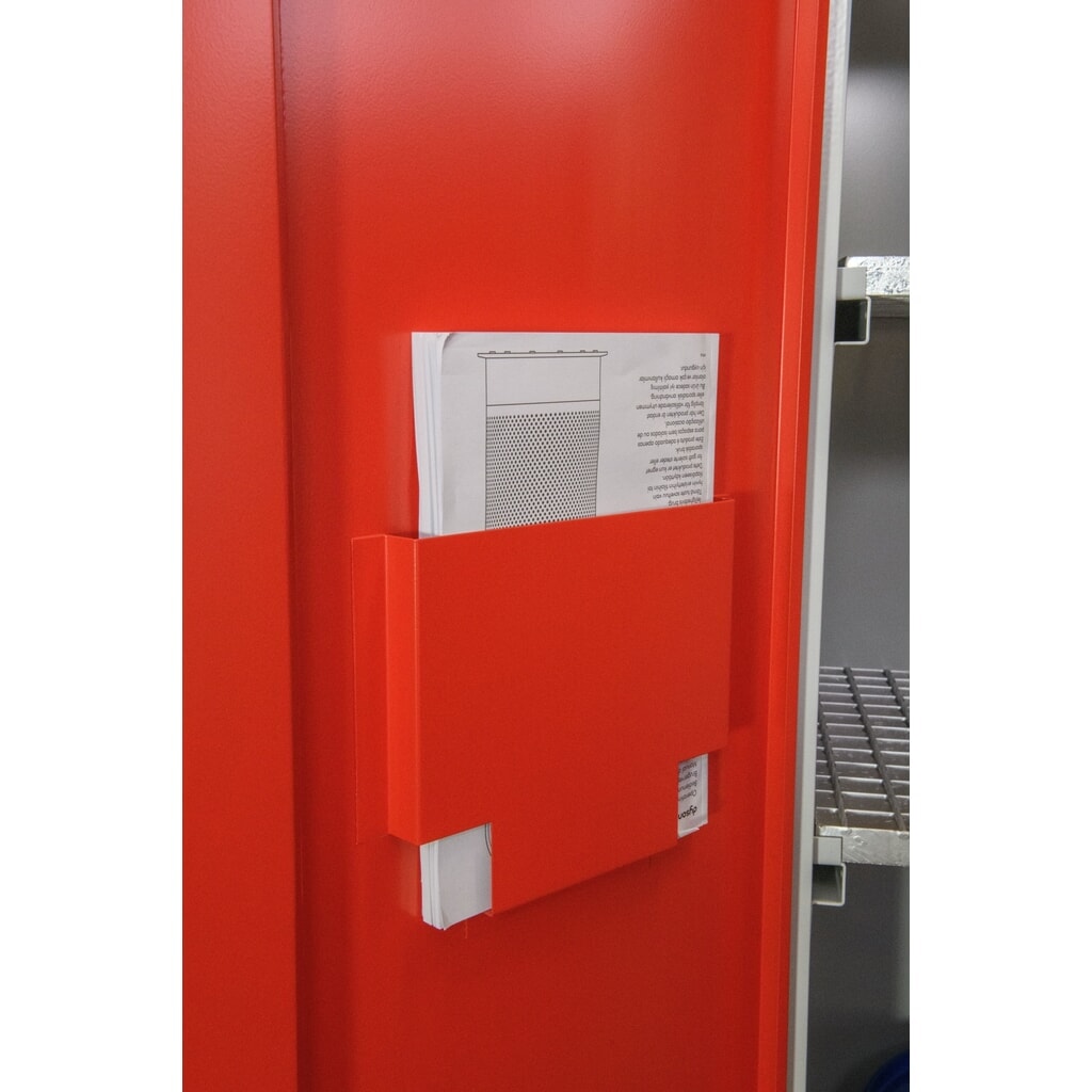 Szafa na oleje Steinbock®, 2 półki z kraty o regulowanej wysokości, 1 wanna ociekowa, wys. X szer. X gł. 1950 x 950 x 500 mm Zdjęcie produktu nr 7: Szafa na oleje Steinbock®, 2 półki z kraty o regulowanej wysokości, 1 wanna ociekowa, wys. X szer. X gł. 1950 x 950 x 500 mm