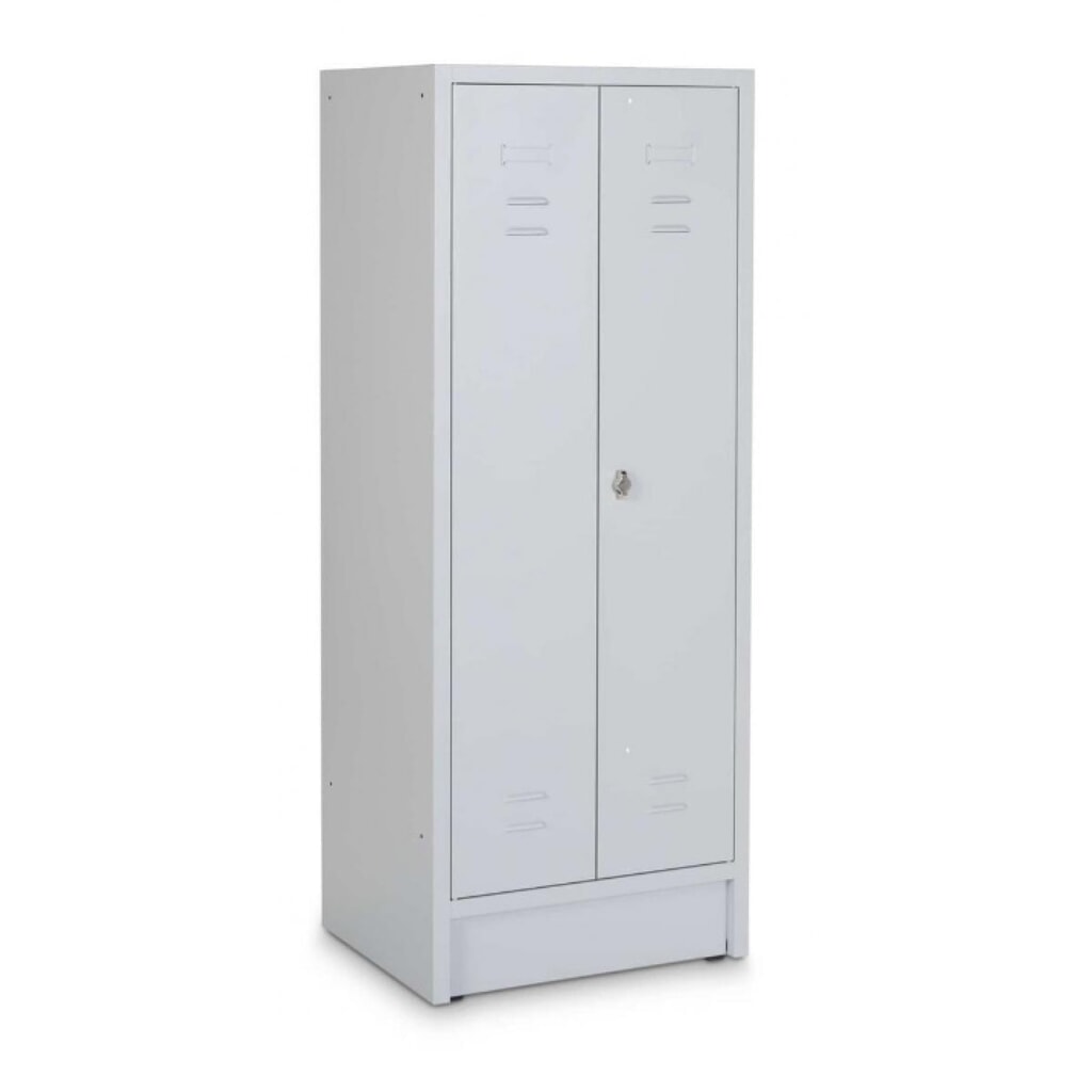 Szafa na środki czystości HEMMDAL HPZ-1, zamek cylindryczny, wys. x szer. x gł. 1800 x 600 x 500 mm, kolor jasnoszary Zdjęcie produktu: Szafa na środki czystości HEMMDAL HPZ-1, zamek cylindryczny, wys. x szer. x gł. 1800 x 600 x 500 mm, kolor jasnoszary