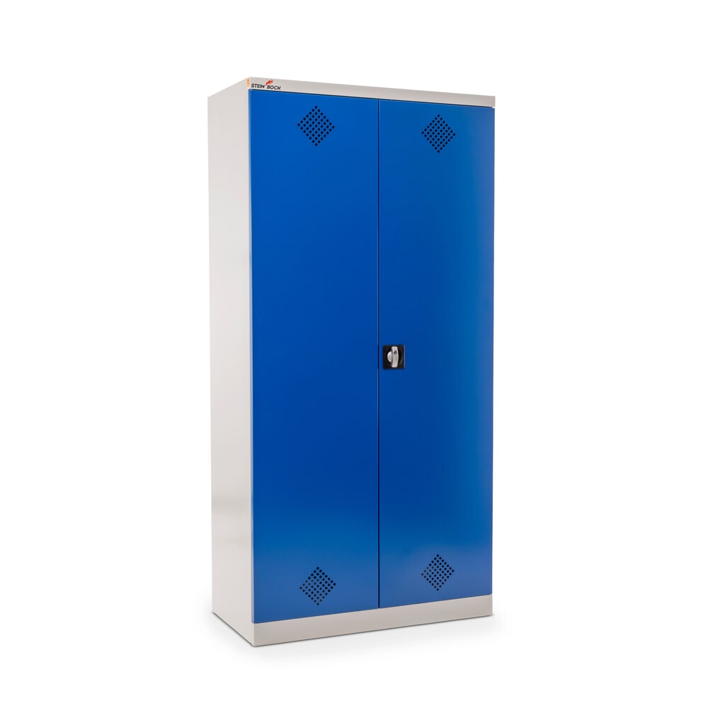 Szafa chemiczna Steinbock®, 4 wanny do wychwytywania podłogowego zgodne z normą StawaR, wys. x szer. x gł. 1950 x 950 x 500 mm Zdjęcie produktu nr 1: Szafa chemiczna Steinbock®, 4 wanny do wychwytywania podłogowego zgodne z normą StawaR, wys. x szer. x gł. 1950 x 950 x 500 mm