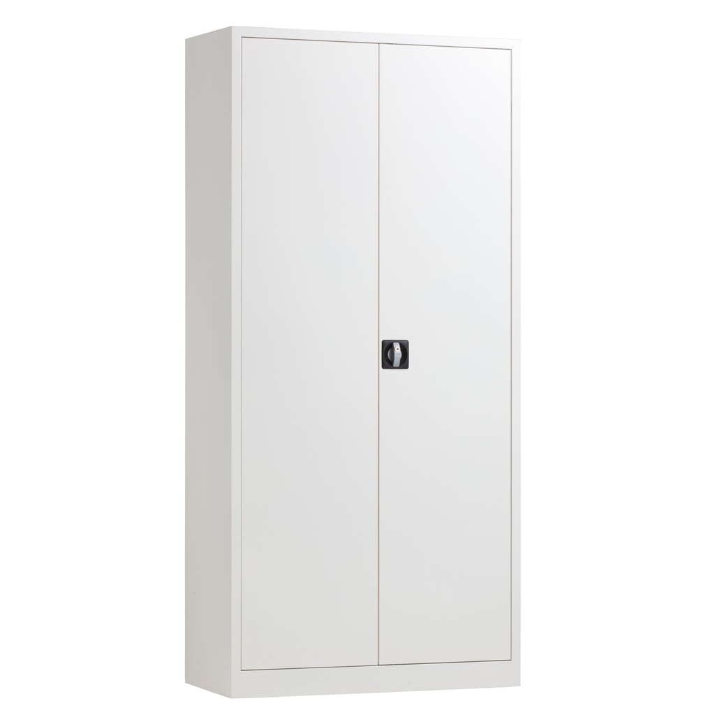 Zdjęcie produktu: Szafa z drzwiami skrzydłowymi HEMMDAL HF-ST, 5 poziomów, wys. x szer. x gł. 1950 x 920 x 600 mm, półki ocynkowane, kolor jasnoszary