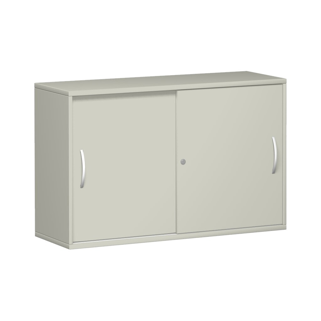 Zdjęcie produktu: Szafa z drzwiami przesuwnymi Profi, 2 poziomy, szerokość 1200 mm, kolor jasnoszary